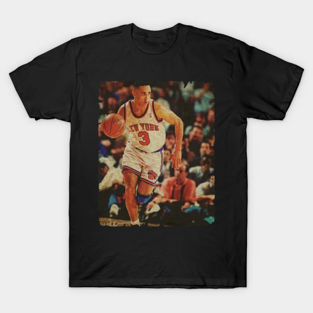 John Starks - One of The 90's Knicks OG's T-Shirt by MJ23STORE